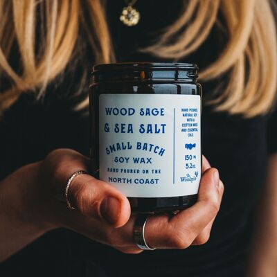 Wood Sage & Sea Salt 150g