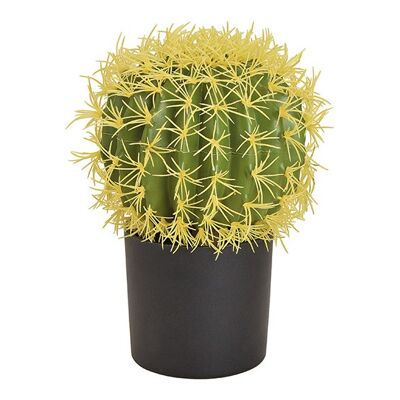Kugel Kaktus aus Kunststoff Grün (H) 25cm