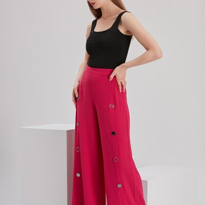 Tailored culotte trousers in pink
