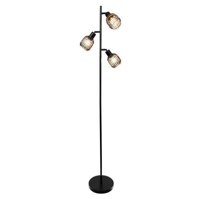 Latie rattan floor lamp - 3 lights