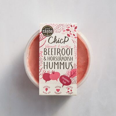 Beetroot & Horseradish Hummus - 300g Sharing Pot