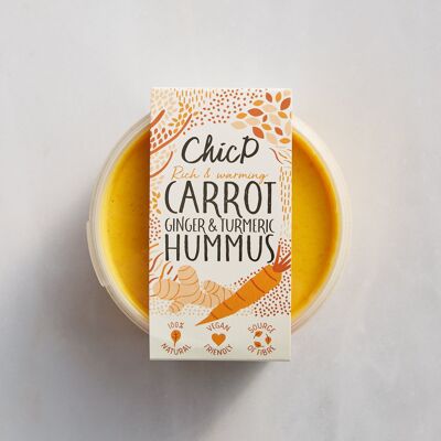 Carrot, Ginger & Turmeric Hummus