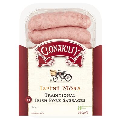 Clonakilty Traditional Irish Pork Sausages 380g