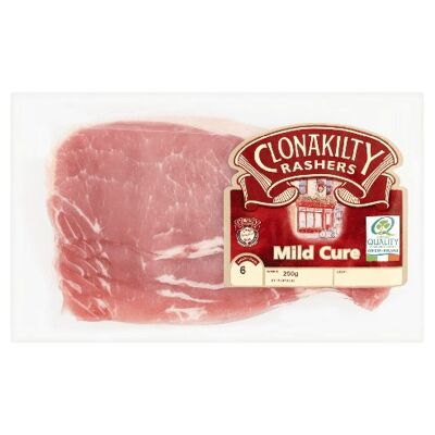 Clonakilty Mild Cure Rashers 250g