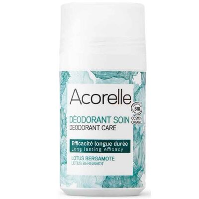 ACORELLE Lotus Bergamot Certified Organic Roll On Deodorant 50ml