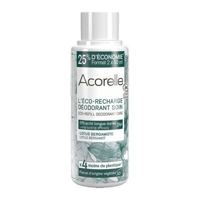 ACORELLE Eco-Ricarica Deodorante Certificato Biologico Lotus Bergamotto - 100ML