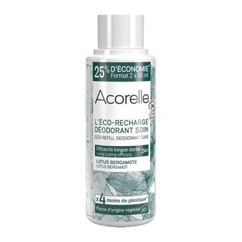 ACORELLE Lotus Bergamote Eco-Recharge Déodorant Certifié Bio - 100ML 1