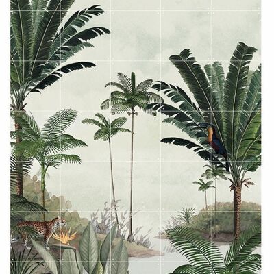 IXXI - Selva tropical - Arte mural - Póster - Decoración mural
