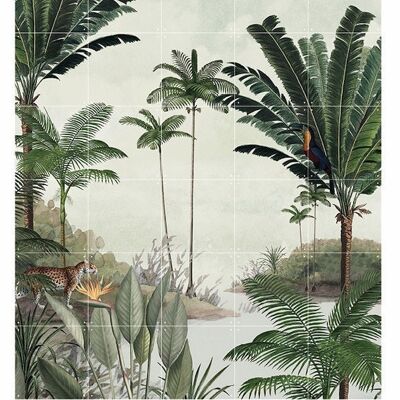 IXXI - Selva tropical - Arte mural - Póster - Decoración mural