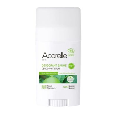 ACORELLE Deodorante Certificato Biologico Limone e Mandarino Verde 40gr