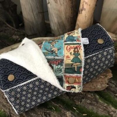 Washable paper towel – Vintage navy blue