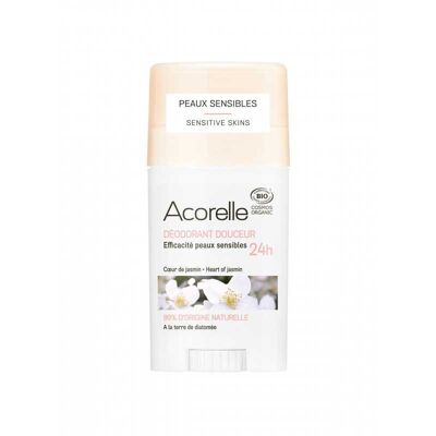 ACORELLE Deodorante delicato biologico certificato Cuore di gelsomino biologico 45g