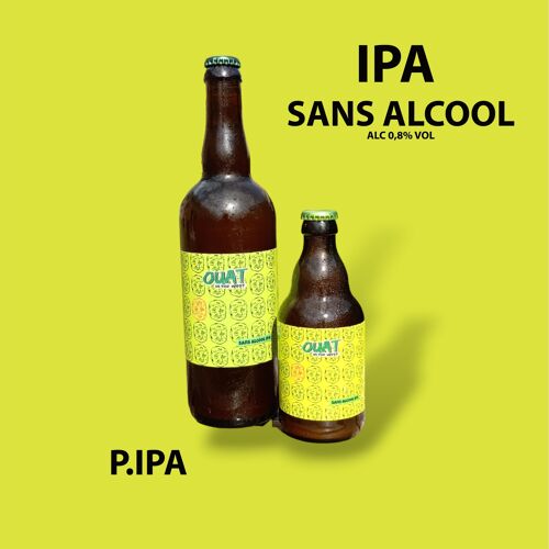 P.IPA  bière  IPA artisanale sans alcool  0,6% DRY JANUARY