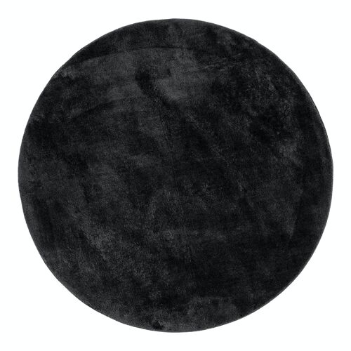 Miami Rug - Round rug in anthracite grey Ø160 cm