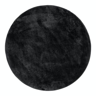 Miami Rug - Round rug in anthracite gray Ø160 cm