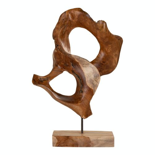 Donato Teak Sculpture - Sculpture in teak
