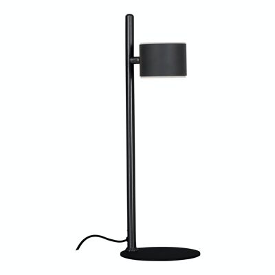 Lampe de table Milano - Lampe en noir avec un cordon en tissu de 180 cm Ampoule : G9 / 2,5W LED IP20