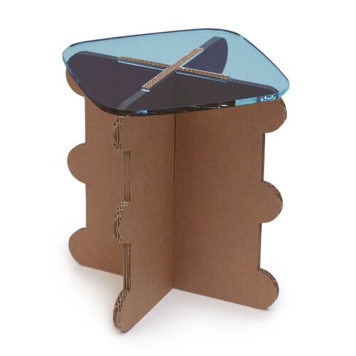 Stoolpotai ecological stools - Square - blue