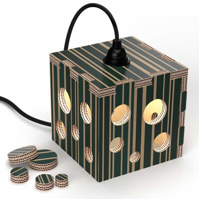 Table lamp and Abat jour Lampotai 18 - Chic Stripes - Black