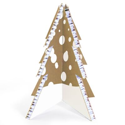 Mini Christmas tree Let it Snow - White decoration