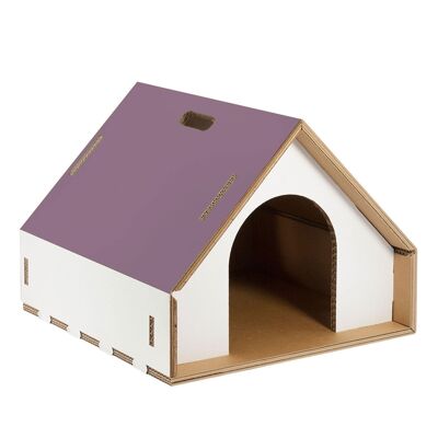 Caseta para perros de interior Dogpotai - Color lila estándar