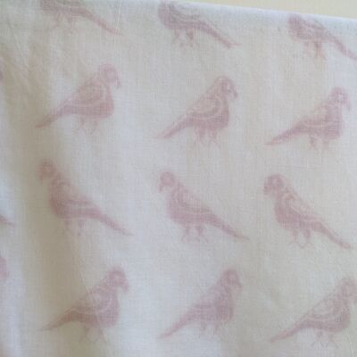 3 Layer Pink Bird Baby Blanket