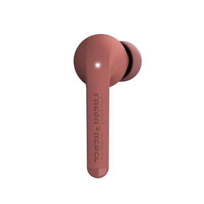 Fresh´n Rebel Twins 1 Tip - Véritables écouteurs intra-auriculaires sans fil - Rouge Safari