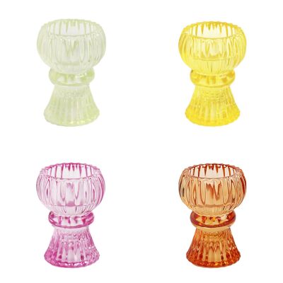 Small Glass Candle Holders - Starter Set