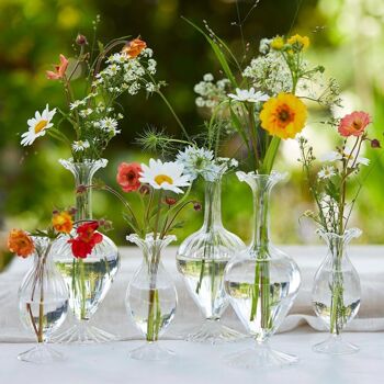 Petit vase à bourgeons en verre, cadeau de la fête des mères 8