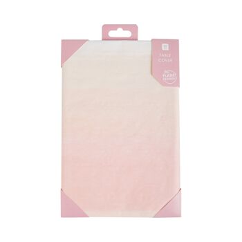 Nappe de table en papier rose 3