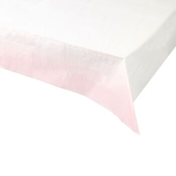 Nappe de table en papier rose 4
