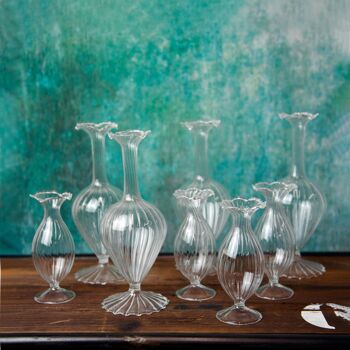 Grand vase à bourgeons en verre, cadeau de la fête des mères 8