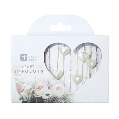 Wedding Heart LED String Lights - 3m