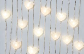 Guirlande Lumineuse LED Coeur de Mariage - 3 m 2