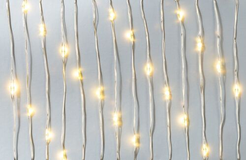 Silver Wire LED String Lights - 3m