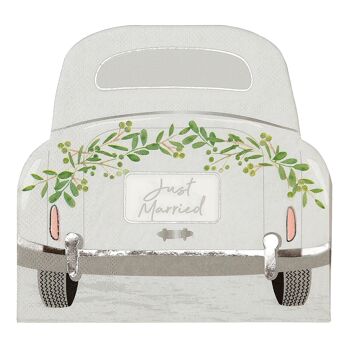 Serviettes de mariage "Just Married" - paquet de 16 6