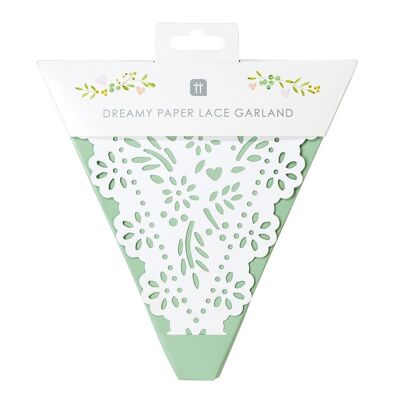 White Paper Bunting - 4m