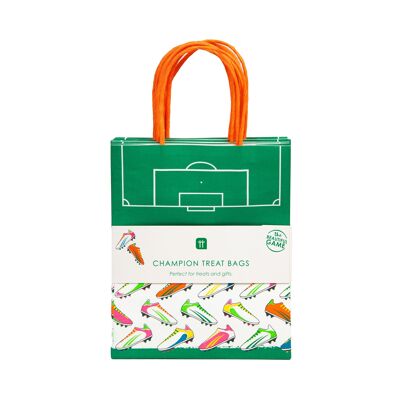 Eco-Friendly Football Party Bags - 8 Pack