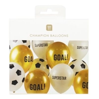 Fußballballons - 12er-Pack