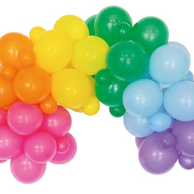 Regenbogen-Ballonbogen-Kit-Dekoration