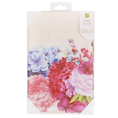 Rosa florale Papiertischdecke, Muttertag
