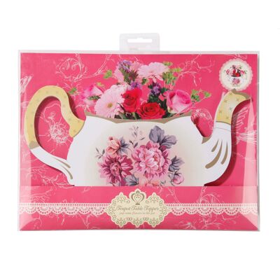 Cardboard Teapot Flower Vase