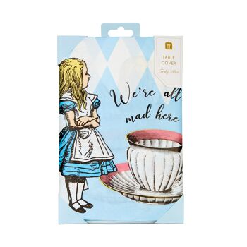 Nappe en papier Alice au pays des merveilles 2