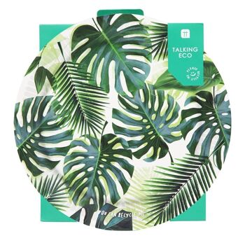 Assiettes Tropicales - Paquet de 8 5