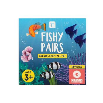 Jeu de mémoire des paires de poissons pour les enfants 6