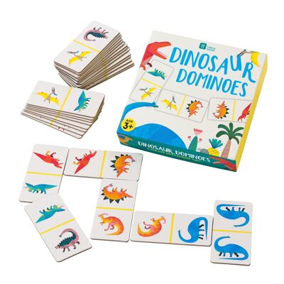 Dinosaurier-Domino-Spiel für Kinder