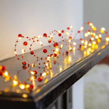 Guirlande Lumineuse LED de Noël Baies Rouges - 3m 2
