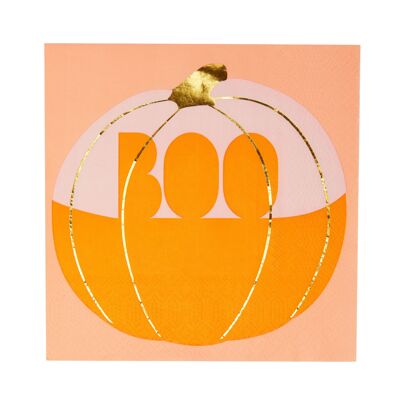 Pumpkin Halloween Napkins - 16 Pack