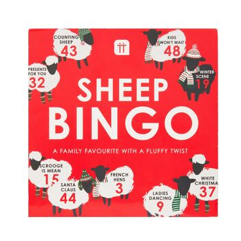Jeu de bingo de Noël avec des moutons 4