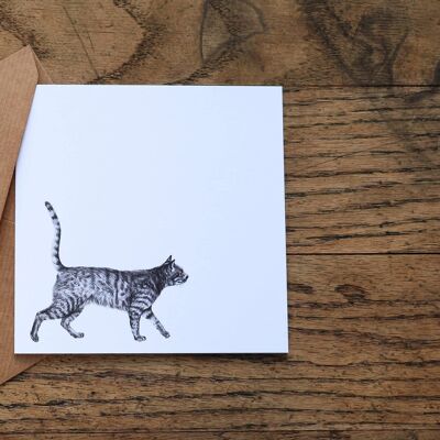 Kunstkarte 'Casual Cat'